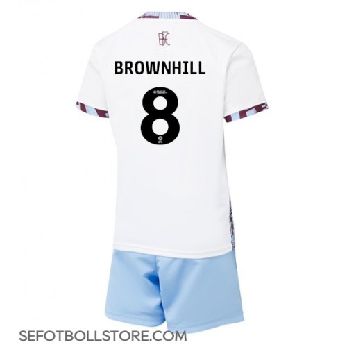 Burnley Josh Brownhill #8 Replika babykläder Tredjeställ Barn 2024-25 Kortärmad (+ korta byxor)